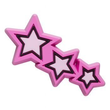 Jibbitz Crocs Triple Pink Star ieftini
