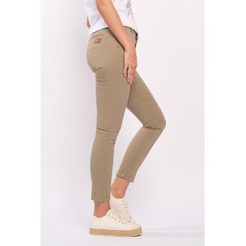 Pantaloni crop slim fit