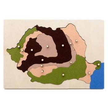 Descopera relieful Romaniei! joc educativ de geografie, 4-5 ani +