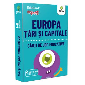 Europa. Tari si capitale, Editura Gama, 6-7 ani +