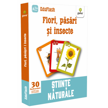 Flori, pasari si insecte, Editura Gama, 2-3 ani +