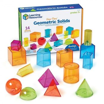 Forme geometrice colorate, Learning Resources, 8-9 ani +