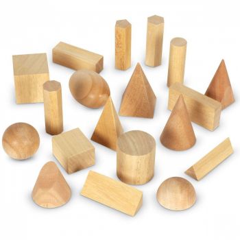 Forme geometrice din lemn (set 19), Learning Resources, 6-7 ani +