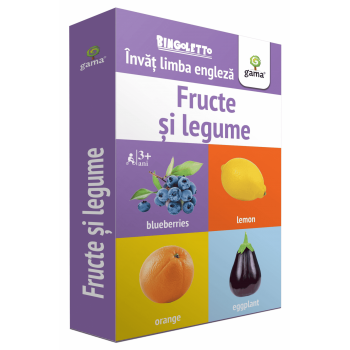 Fructe si legume, Editura Gama, 2-3 ani +