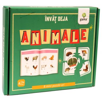 Invat deja animale, Editura Gama, 2-3 ani +