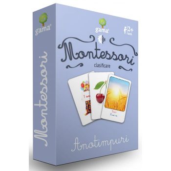 Joc Montessori Anotimpuri, Editura Gama, 2-3 ani +