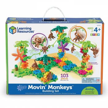 Setul constructorului - maimutele buclucase, Learning Resources, 4-5 ani +