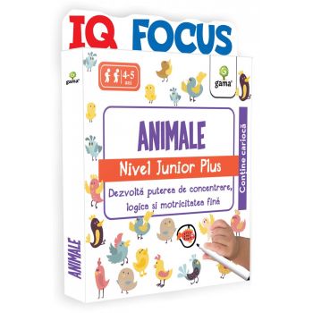 Animale ,   nivel Junior Plus, Editura Gama, 4-5 ani +