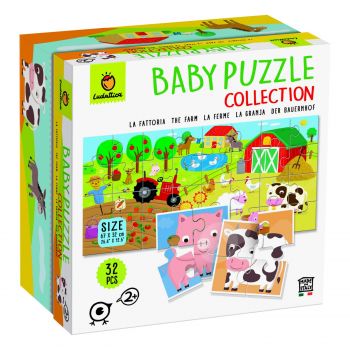Baby Puzzle - Ferma +2 Ani, 32 piese