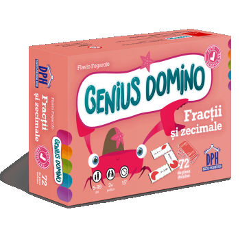 Genius domino - Fractii si zecimale, DPH, 10-11 ani +