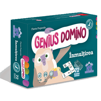 Genius domino - Tabla inmultirii, DPH, 8-9 ani +
