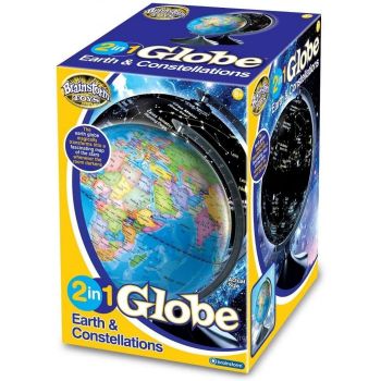 Glob 2 in 1 - Pamantul si constelatiile, Brainstorm, 8-9 ani +