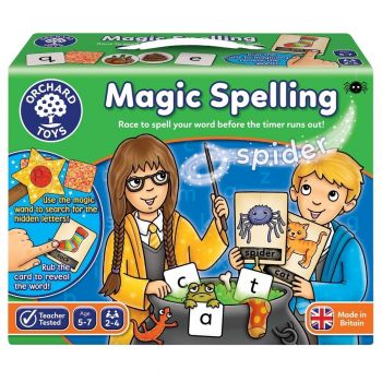 Joc educativ in limba engleza Silabisirea Magica MAGIC SPELLING, Orchard Toys, 4-5 ani + la reducere