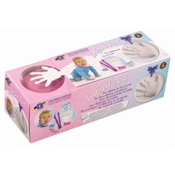 Jucarie interactiva Kit roz amprenta bebelusi, FEUCHTMANN, 0-1 ani + ieftina