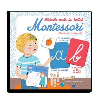 Literele mele in relief Montessori la reducere