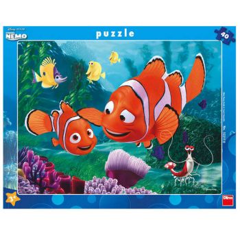 Puzzle - Aventurile lui Nemo (40 piese), Dino, 2-3 ani +