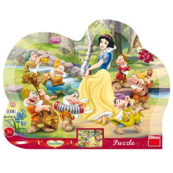 Puzzle cu rama - Alba ca Zapada (25 piese), Dino, 2-3 ani + de firma original