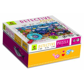 Puzzle Micul Detectiv - Marea, Ludattica, + 5 ani, 108 piese