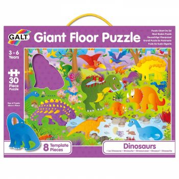 Puzzle Podea: Dinozauri (30 piese), Galt, 2-3 ani +