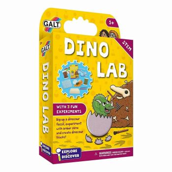 Set experimente - Dino Lab, Galt, 4-5 ani +