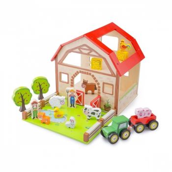 Set ferma, New Classic Toys, 2-3 ani +