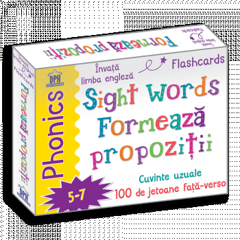 Sight words - Formeaza propozitii - Jetoane Limba Engleza