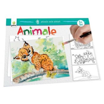 Animale de Colorat, Editura Gama, 2-3 ani +
