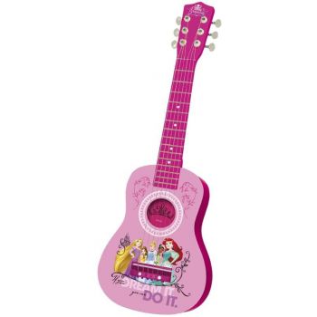 Chitara lemn Printese Disney 65 cm, Reig Musicales, 2-3 ani +