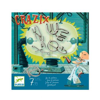 Crazix 6 jocuri metalice de logica, Djeco, 6-7 ani + la reducere