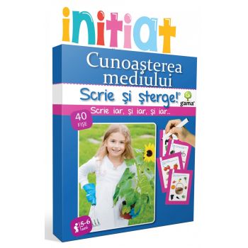 Cunoasterea mediului, Scrie si Sterge, Editura Gama, 4-5 ani +