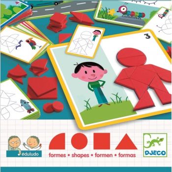 Eduludo Djeco forme geometrice, 2-3 ani + la reducere