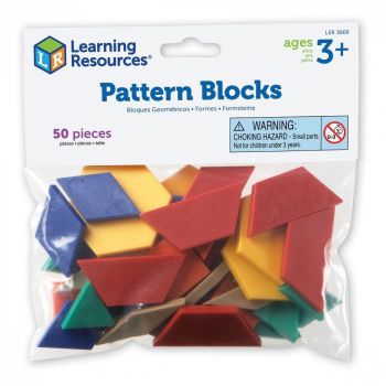 Forme geometrice (50 piese), Learning Resources, 2-3 ani +