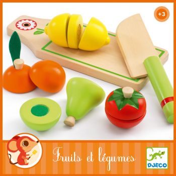 Fructe si legume de feliat Djeco, 2-3 ani +