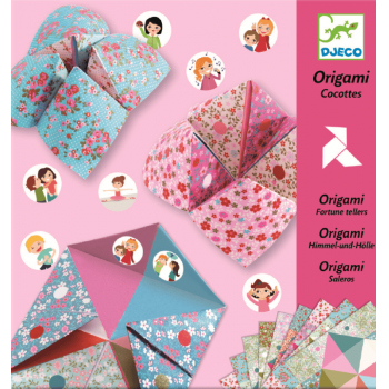 Initiere origami roz Djeco, 2-3 ani +