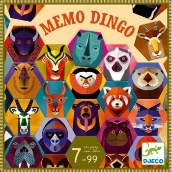 Joc de memorie pentru avansati, Memo Dingo Djeco, 6-7 ani +
