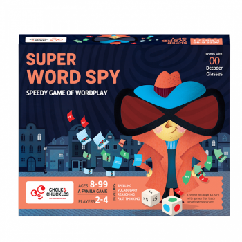 Joc interactiv Super spionul cuvintelor, Chalk and Chuckles, 2-3 ani +