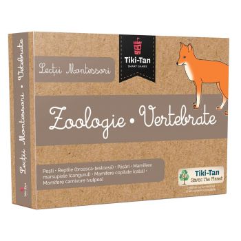 Lectii Montessori - Zoologie ,   Vertebrate, Editura Gama, 2-3 ani +