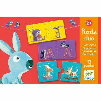 Puzzle duo Djeco Antonime, 1-2 ani +