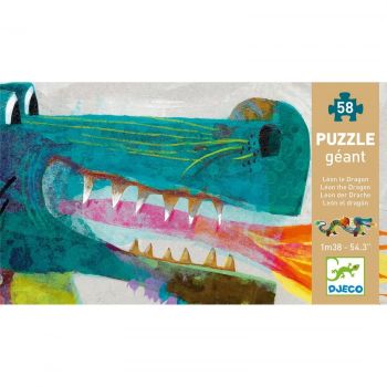 Puzzle gigant Djeco Dragon, 2-3 ani +