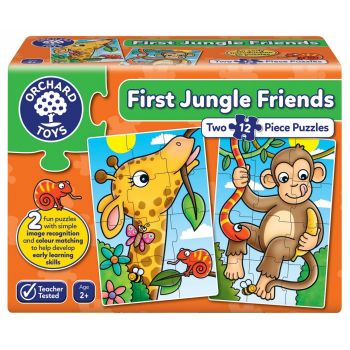 Puzzle Primii Prieteni din Jungla FIRST JUNGLE FRIENDS, Orchard Toys, 2-3 ani +