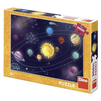 Puzzle - Sistemul solar (300 piese), Dino, 6-7 ani +