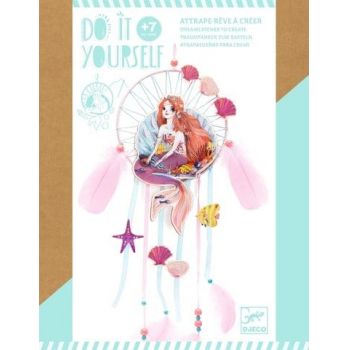 Set DIY Djeco, Dreamcatcher sirena, 7 ani +