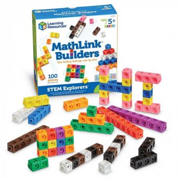Set MathLink - Constructii 3D, Learning Resources, 4-5 ani +