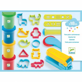 Set modelaj cu plastilina Djeco, culori de baza, 1-2 ani +