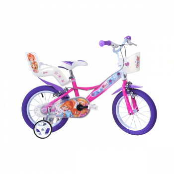 Bicicleta copii 14 Winx, DINO BIKES, 4-5 ani +