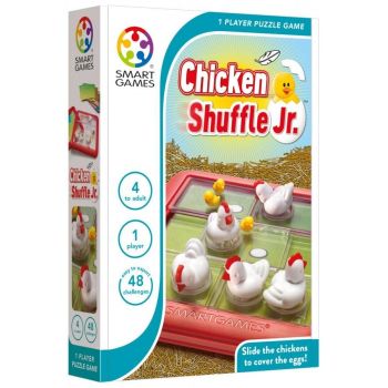 Joc de logica Chicken Shuffle JR., Smart Games, 4-5 ani +