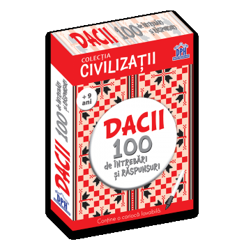 Joc educativ Civilizatii: Dacii, 100 de intrebari si raspunsuri, DPH, 10-11 ani +