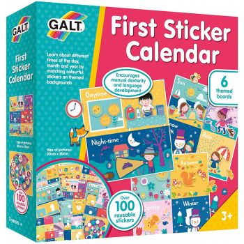 Joc educativ Primul meu calendar cu abtibilduri, Galt, 2-3 ani +