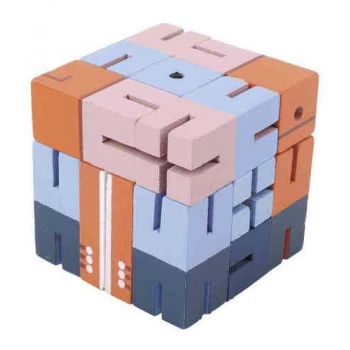 Joc logic 3D puzzle Boy albastru, Fridolin, 8-9 ani +