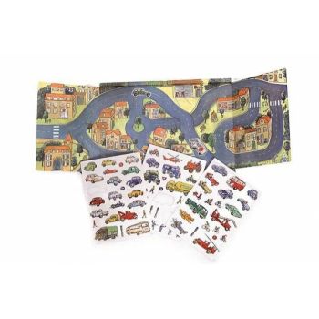 Orasul cu masini, set magnetic, Egmont toys, 2-3 ani +